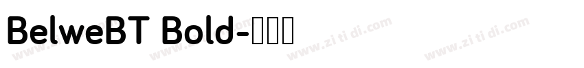 BelweBT Bold字体转换